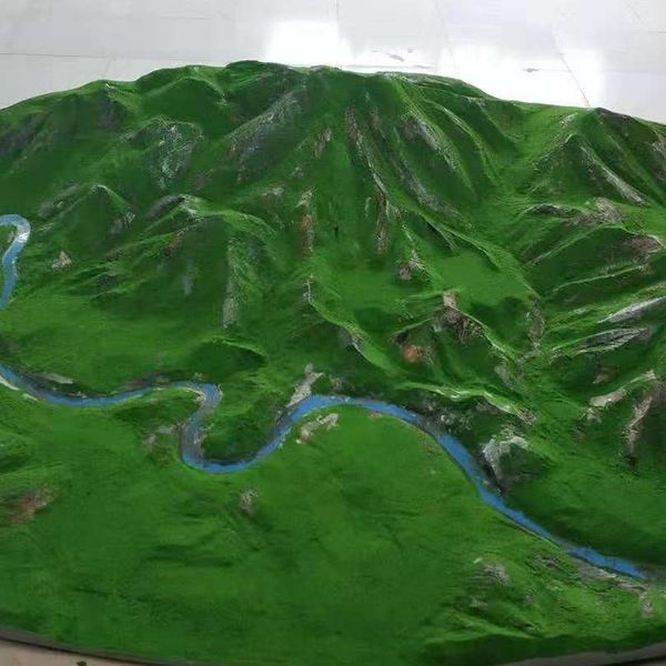 地形长城区长城区沙盘模型展示