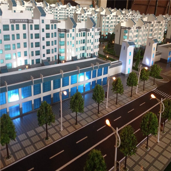 民勤长城区楼盘模型