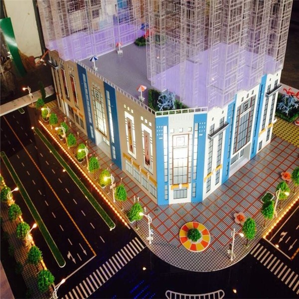 透明长城区楼盘模型