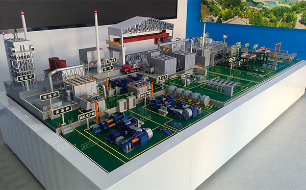 酒钢集团东铝厂-铝材生产线长城区机械模型