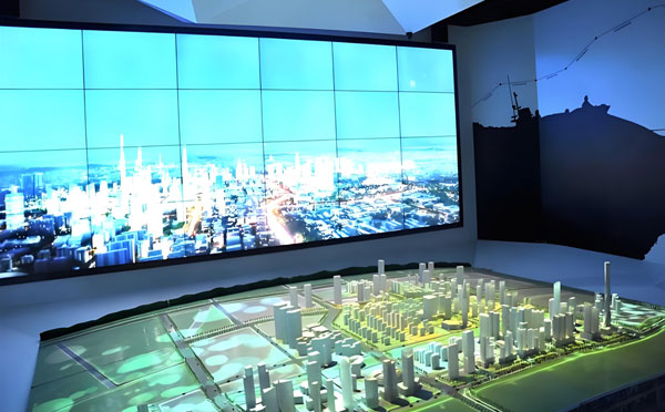 11月电子长城区长城区沙盘模型新进展：轩辕沙盘深化地形浮雕与数字交互融合